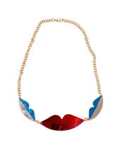 Load image into Gallery viewer, Minueto Lips Necklace-Red-Fi&amp;Co Boutique
