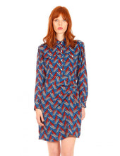 Load image into Gallery viewer, Minueto Long Norman Dress-Blue-Fi&amp;Co Boutique
