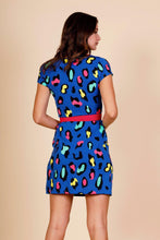 Load image into Gallery viewer, Minueto Mix Leo Dress-Blue-Fi&amp;Co Boutique
