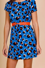 Load image into Gallery viewer, Minueto Mix Leo Dress-Blue-Fi&amp;Co Boutique
