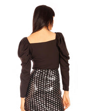 Load image into Gallery viewer, Minueto Noir Top-Black-Fi&amp;Co Boutique
