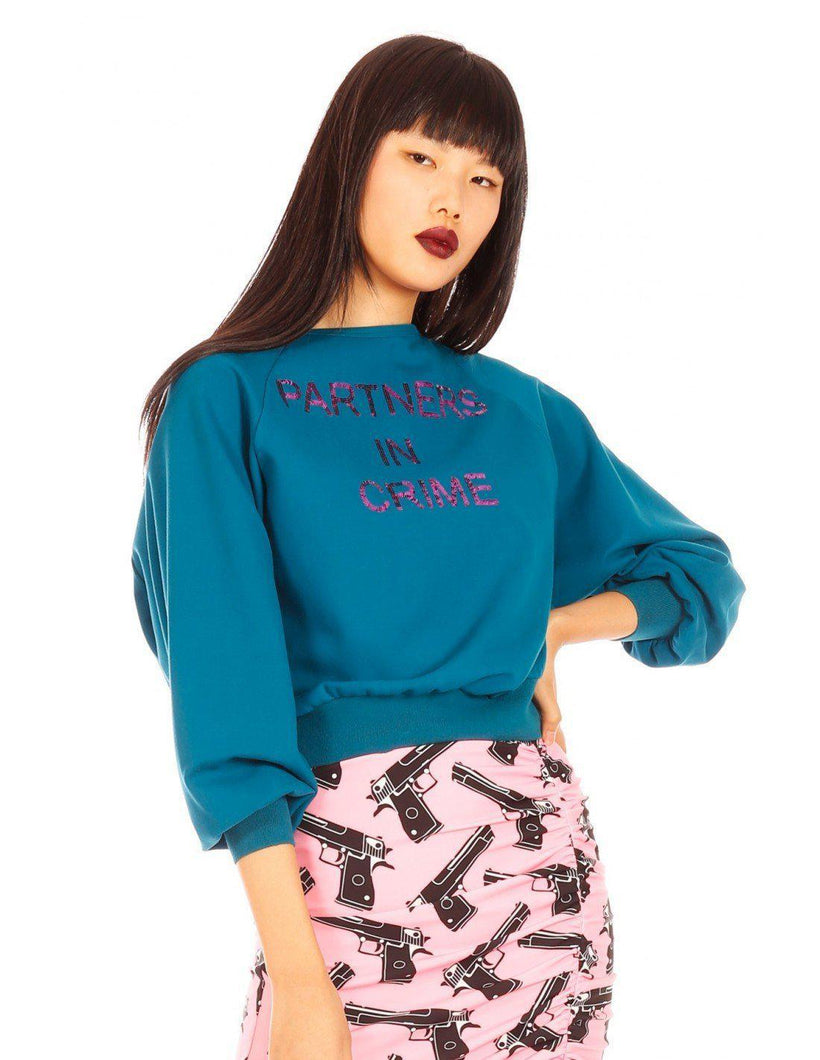 Minueto Partners Sweatshirt-Blue-Fi&Co Boutique