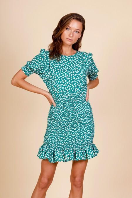 Minueto Teresa Dress-Green-Fi&Co Boutique