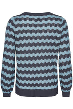 Load image into Gallery viewer, NÜMPH NUMIEKE PULLOVER-Ombre Blue-Fi&amp;Co Boutique
