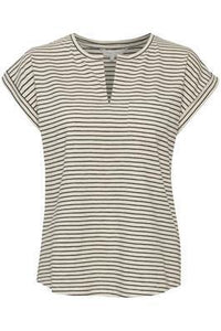 Part Two Kedita T-shirt-Dark Navy Stripe-Fi&Co Boutique