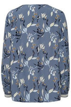 Load image into Gallery viewer, Part Two Pax Blouse-Blue Japanese Print-Fi&amp;Co Boutique
