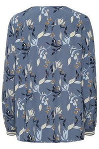 Part Two Pax Blouse-Blue Japanese Print-Fi&Co Boutique