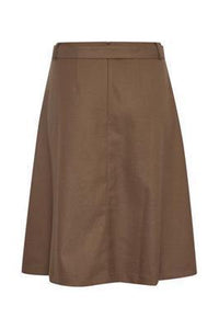 Part Two Taissa Skirt-Dark Camel Melange-Fi&Co Boutique