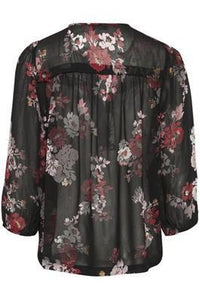 Part Two Vally Blouse-Bouquet Flower Print-Fi&Co Boutique