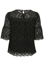 Load image into Gallery viewer, Part Two Vivi Top-Black-Fi&amp;Co Boutique
