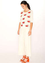 Load image into Gallery viewer, Pepaloves Crab Embroidery Sweater-Ivory-Fi&amp;Co Boutique
