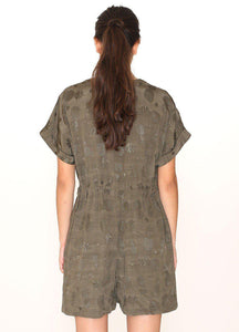 Pepaloves Playsuit Pineapple-Khaki-Fi&Co Boutique