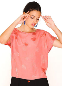Pepaloves Top Pineapple Coral-Coral-Fi&Co Boutique
