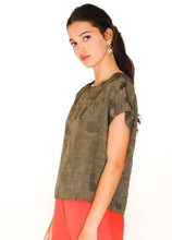 Load image into Gallery viewer, Pepaloves Top Pineapple Khaki-Khaki-Fi&amp;Co Boutique
