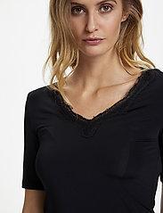 Soaked in Luxury SL clara v-neck-Black-Fi&Co Boutique