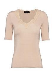 Soaked in Luxury SL clara v-neck-Shifting Sand-Fi&Co Boutique