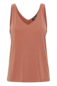 Soaked in Luxury SL Columbine Tank Top-Marsala-Fi&Co Boutique