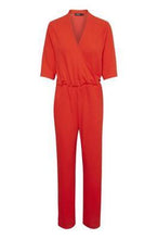 Load image into Gallery viewer, Soaked in Luxury SLGenevieve Jumpsuit-Tangerine Tango-Fi&amp;Co Boutique
