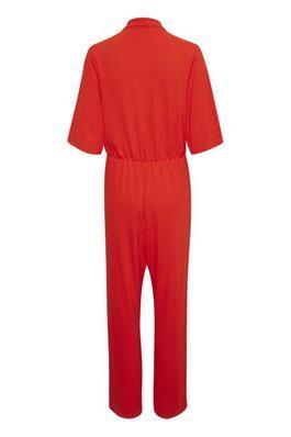 Soaked in Luxury SLGenevieve Jumpsuit-Tangerine Tango-Fi&Co Boutique