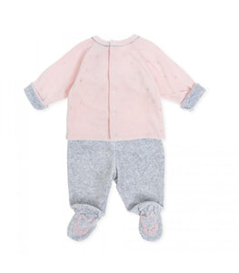 tutto piccolo 2Pieces Pyjma with Feet-Sky Blue-Fi&Co Boutique