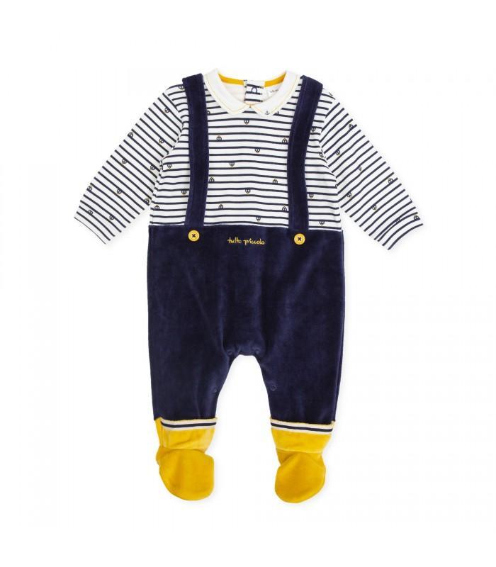 tutto piccolo Babygrow-Navy Blue-Fi&Co Boutique