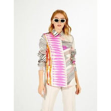 Load image into Gallery viewer, Vilagallo Dover Shirt-Como Pink Silk Print-Fi&amp;Co Boutique
