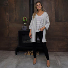 Load image into Gallery viewer, Vilagallo Irene Coat-Camel Stripe-Fi&amp;Co Boutique
