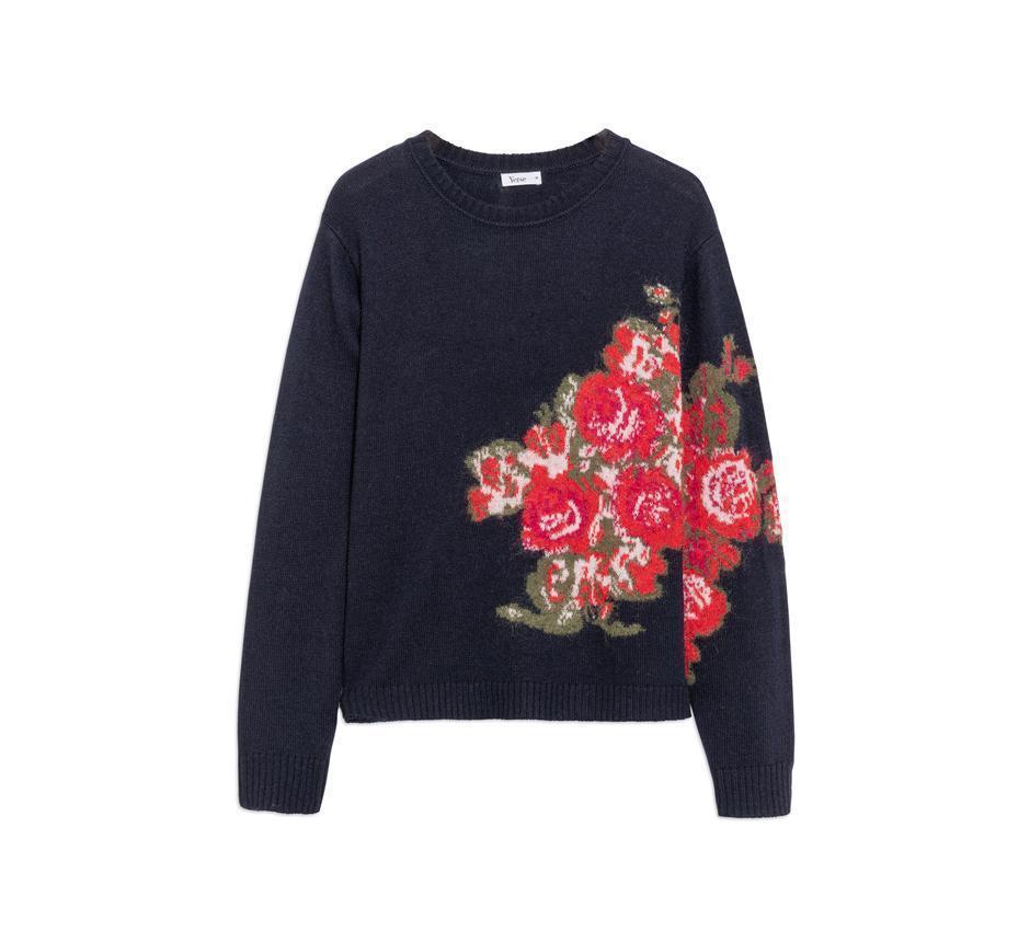 Yerse Flower Sweater-Floral-Fi&Co Boutique