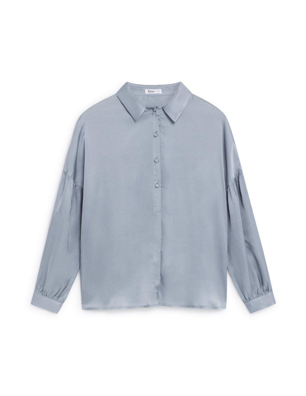 Yerse Madison Shirt-Grayish Blue-Fi&Co Boutique