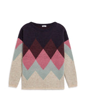 Load image into Gallery viewer, Yerse Multicolor jacquard jumper-Multicolor-Fi&amp;Co Boutique
