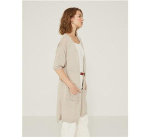 Yerse Organic-linen maxi cardigan-Natural-Fi&Co Boutique