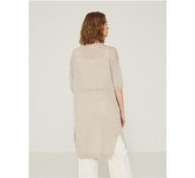 Load image into Gallery viewer, Yerse Organic-linen maxi cardigan-Natural-Fi&amp;Co Boutique
