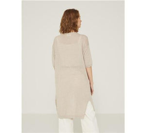 Yerse Organic-linen maxi cardigan-Natural-Fi&Co Boutique